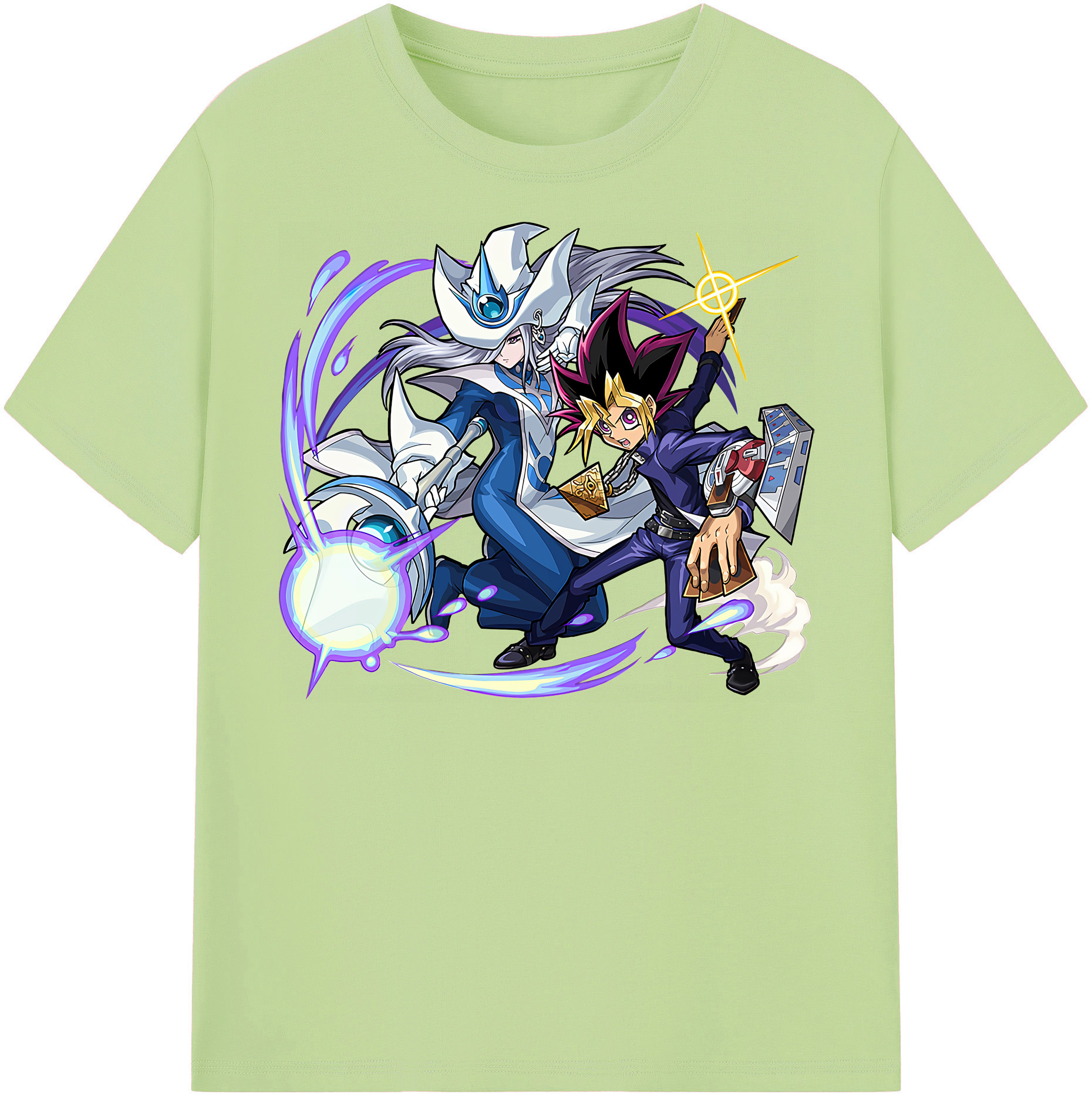 （画像用） 遊☆戯☆王 Yu-Gi-Oh! 綿100％半袖Tシャツ（フロントプリント）